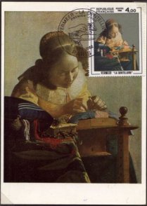 carte maximun dentellière vermeer